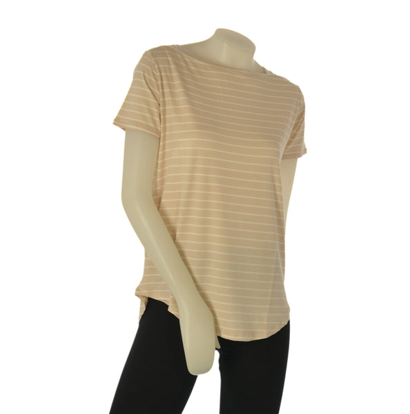 T-SHIRT DONNA RAGNO GIROCOLLO MEZZA MANICA RIGATA STONDATA LEGGERA COMODA ART.DT05TB