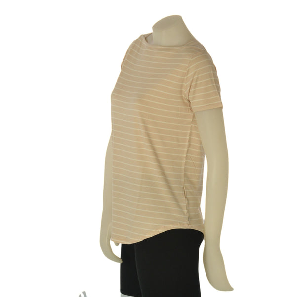 T-SHIRT DONNA RAGNO GIROCOLLO MEZZA MANICA RIGATA STONDATA LEGGERA COMODA ART.DT05TB