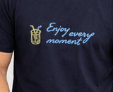 T-shirt Max Fort girocollo mezzemaniche puro cotone traspirante stampa art 43112