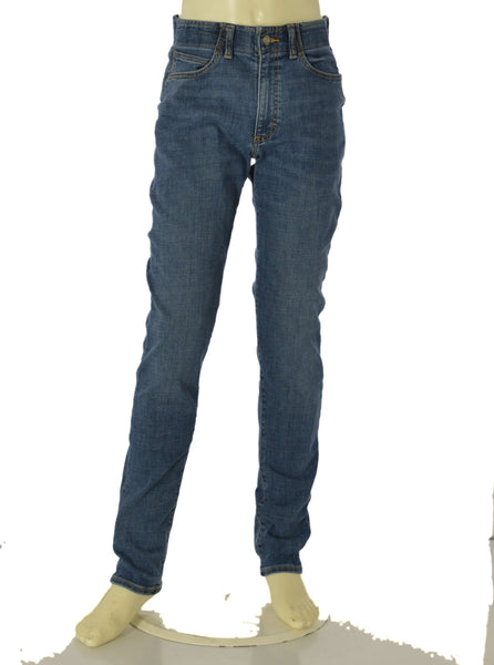 JEANS UOMO LEE ZIP BOTTONE TASCHE CHIARO SLIM STRAIGHT ART.112376321