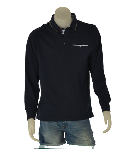 POLO UOMO IL GRANCHIO COTONE BOTTONI COLLETTO LAVORAZIONE POLSINI SPACCHETTI