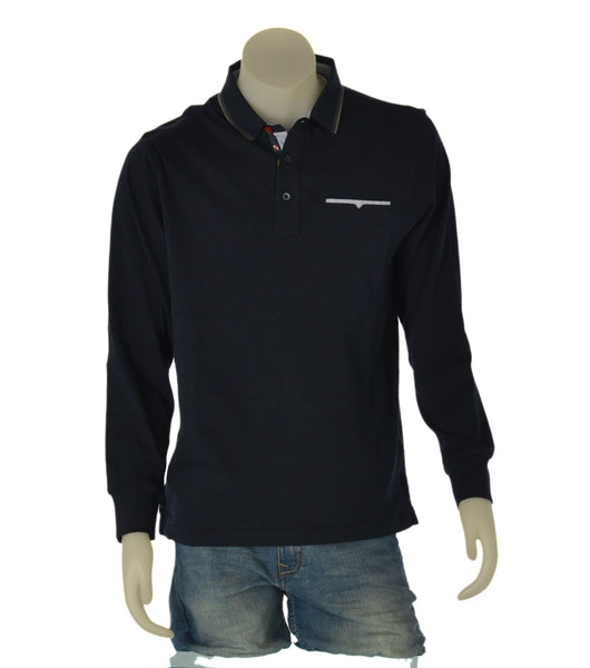 POLO UOMO IL GRANCHIO COTONE BOTTONI COLLETTO LAVORAZIONE POLSINI SPACCHETTI