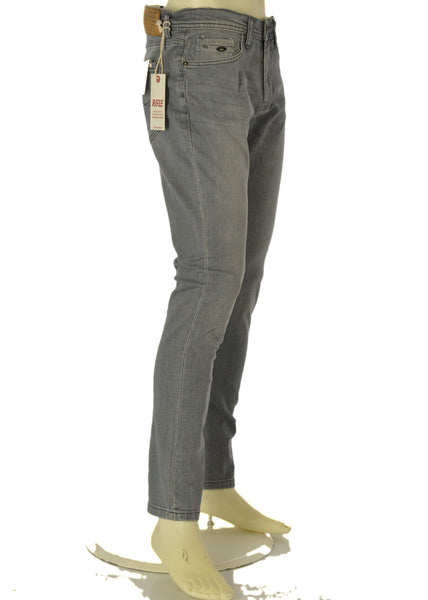 JEANS UOMO RIFLE ZIP BOTTONE TASCHE CHIARO REGOLARE ART.RF-408