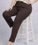 Pantalone donna Miroglio Luisa Viola misto lana e viscoa vestibilità morbida e calssica gamba morbida confort linea art P938F