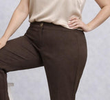 Pantalone donna Miroglio Luisa Viola misto lana e viscoa vestibilità morbida e calssica gamba morbida confort linea art P938F