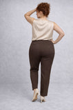 Pantalone donna Miroglio Luisa Viola misto lana e viscoa vestibilità morbida e calssica gamba morbida confort linea art P938F