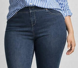 Pantaloni Luisa Viola Jeans Conformato Elasticizzato Modello Leggings alla Caviglia art P823F02