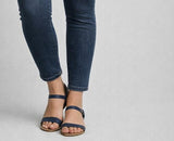 Pantaloni Luisa Viola Jeans Conformato Elasticizzato Modello Leggings alla Caviglia art P823F02