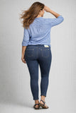 Pantaloni Luisa Viola Jeans Conformato Elasticizzato Modello Leggings alla Caviglia art P823F02