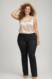 Pantaloni Miroglio Luisa ViolaTUTTO ELASICO MODELLO JEANS CON TASCHE DIETRO GAMBA MORBIDA LUNGHEZZA A TERRA CONFORT ART P080F0103