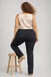 Pantaloni Miroglio Luisa ViolaTUTTO ELASICO MODELLO JEANS CON TASCHE DIETRO GAMBA MORBIDA LUNGHEZZA A TERRA CONFORT ART P080F0103