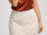 Gonna conformata Luisa Viola  in cotone stretch comfort e stile quotidiano