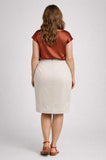 Gonna conformata Luisa Viola  in cotone stretch comfort e stile quotidiano