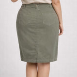 Gonna Miroglio Luisa Violasportiva in cotone stretch comfort dinamico e stile urbano art 1036F0