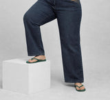 JEANS CORONA CONFORMATO ELASTICIZZATO CON STRASSE GAMBA MORBINA