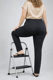 JEANS DONNA RAGAZZA OVER CALIBRATO ELASTICO VITA TASCHE MARCA EMANUELA COSTA ART.EC6422