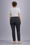 PANTALONE DONNA SOFIA CURVI IN RASATELLO DI COTONE MODELLO JEANS ART AMBP 49