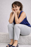 LUISA VIOLA PANTALONE MODELLO JEANS IN RASATELLO DI COTONE PRATICO CONFORTEVOLE ART P941