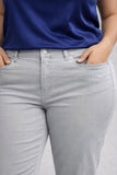 LUISA VIOLA PANTALONE MODELLO JEANS IN RASATELLO DI COTONE PRATICO CONFORTEVOLE ART P941