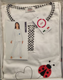 PIGIAMA DONNA LUNGO SERAFINO BOTTONI COCCINELLE MARCA ZERO ART. 4801