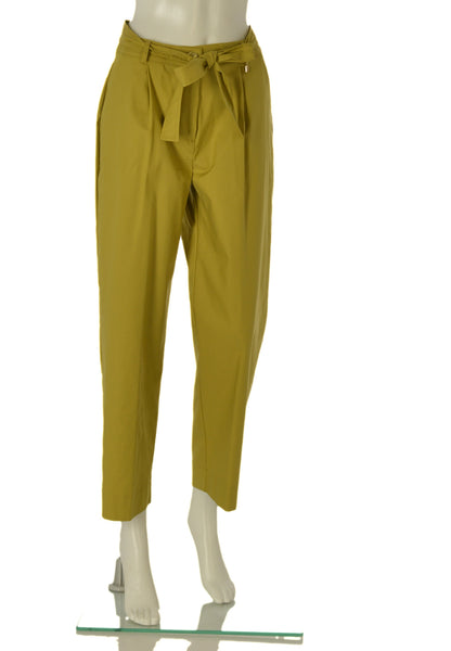 PANTALONE DONNA LAURA BIAGIOTTI ZIP BOTTONE TASCHE PASSANTI SPACCHETTI ART.26P18101