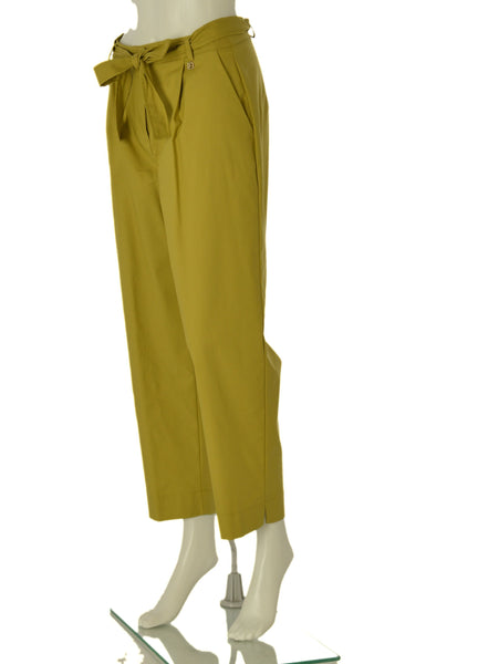 PANTALONE DONNA LAURA BIAGIOTTI ZIP BOTTONE TASCHE PASSANTI SPACCHETTI ART.26P18101