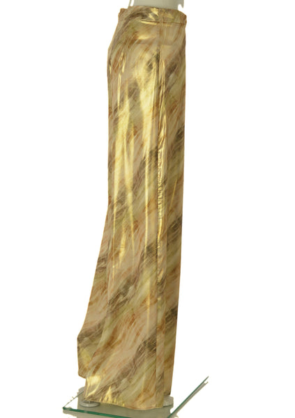 PANTALONE DONNA LAURA BIAGIOTTO ZIP FANTASIA AMPIO ART.26P1871