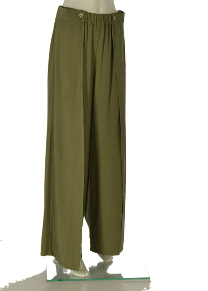 PANTALONE DONNA LAURA BIAGIOTTI ELASTICO SPACCHI MORBIDO ART.26P1880