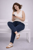 PANTALONE TUTA DONNA GIGLIOROSSO CONFORMATO COULISSE ELASTICOTASCHE COMODOPRATICOART.26040