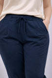 PANTALONE TUTA DONNA GIGLIOROSSO CONFORMATO COULISSE ELASTICOTASCHE COMODOPRATICOART.26040