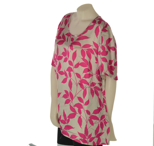 BLUSA DONNA GIGLIOROSSO GIROCOLLO MEZZA MANICA ELEGANTE FANTASIA ART26059