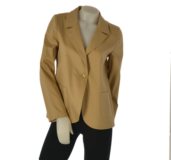 GIACCA DONNA LAURA BIAGIOTTI BOTTONE TASCHE SFODERATA ART.LB26P-STEFY/P