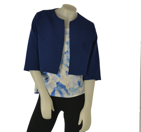 BOLERINO DONNA GABRIELLA ELEGANTE TRE QUARTI SFODERATO CORTO ART.TIR 51