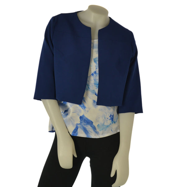 BOLERINO DONNA GABRIELLA ELEGANTE TRE QUARTI SFODERATO CORTO ART.TIR 51