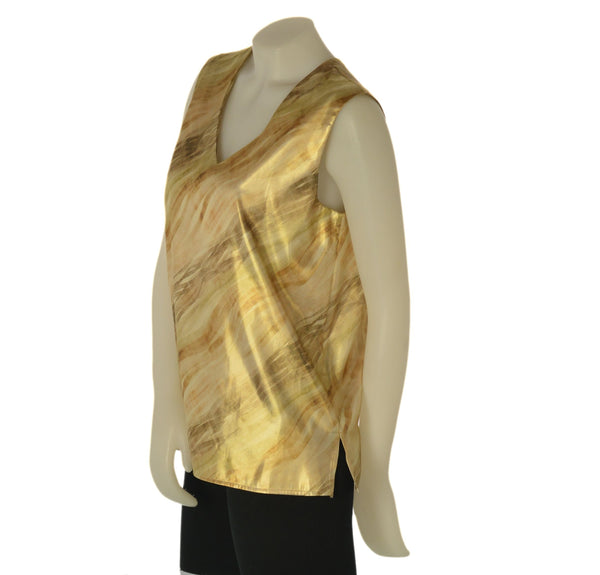 CANOTTA DONNA LAURA BIAGIOTTI GIROCOLLO CANGIANTE FANTASIA SPACCHETTI ART.26P1317