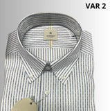 CAMICIA UOMO ELLEELLE SPORTING PURO COTONE MANICA LUNGA COLLO BOTTONCINO VESTIBILITA' REGOALRE ART OLIMPO