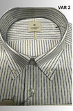 CAMICIA UOMO ELLEELLE SPORTING PURO COTONE MANICA LUNGA COLLO BOTTONCINO VESTIBILITA' REGOALRE ART OLIMPO
