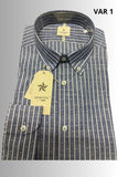 CAMICIA UOMO ELLEELLE SPORTING PURO COTONE MANICA LUNGA COLLO BOTTONCINO VESTIBILITA' REGOALRE ART OLIMPO