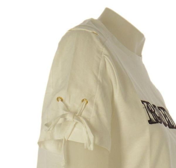 T-SHIRT DONNA TIFFOSI COTONE MEZZA MANICA GIROCOLLO LACCETTI SCRITTA ART.10065010