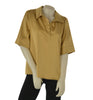 CAMICIA DONNA LAURA BIAGIOTTI COLLETTO SCOLLO MEZZA MANICA ELEGANTE MORBIDA ART.26P1523
