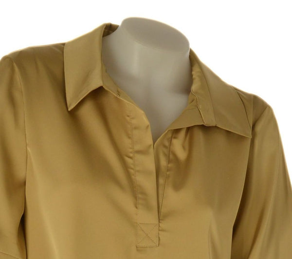 CAMICIA DONNA LAURA BIAGIOTTI COLLETTO SCOLLO MEZZA MANICA ELEGANTE MORBIDA ART.26P1523
