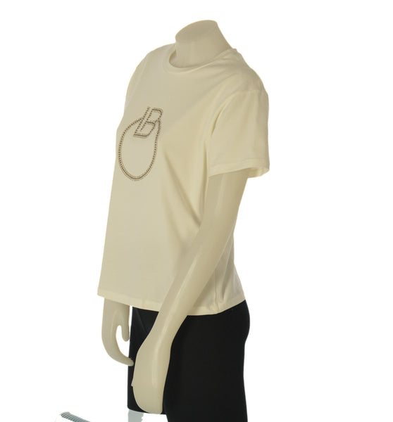 T-SHIRT DONNA LAURA BIAGIOTTI GIROCOLLO MEZZA MANICA STAMPA PUNTI LUCE ART.26P1420