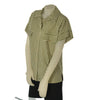 CAMICIA DONNA LAURA BIAGIOTTI BOTTONI COLLETTO TASCHE MEZZA MANICA SPAcCHETTI RIGHE ART.26P1532