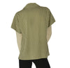 CAMICIA DONNA LAURA BIAGIOTTI BOTTONI COLLETTO TASCHE MEZZA MANICA SPAcCHETTI RIGHE ART.26P1532