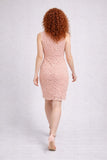 ABITO DONNA TRISLINE ART. AB10210 PIZZO E FODERA  IN MAGLINA