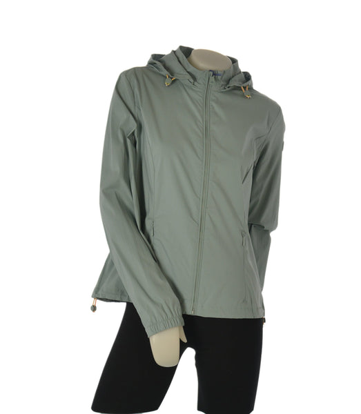 GIUBBINO DONNA VIRGINIABLU ZIP CAPPUCCIO POLSINI TASCHE PRATICO ART.MALVA-24C