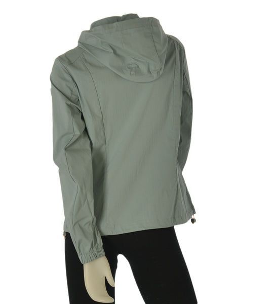 GIUBBINO DONNA VIRGINIABLU ZIP CAPPUCCIO POLSINI TASCHE PRATICO ART.MALVA-24C