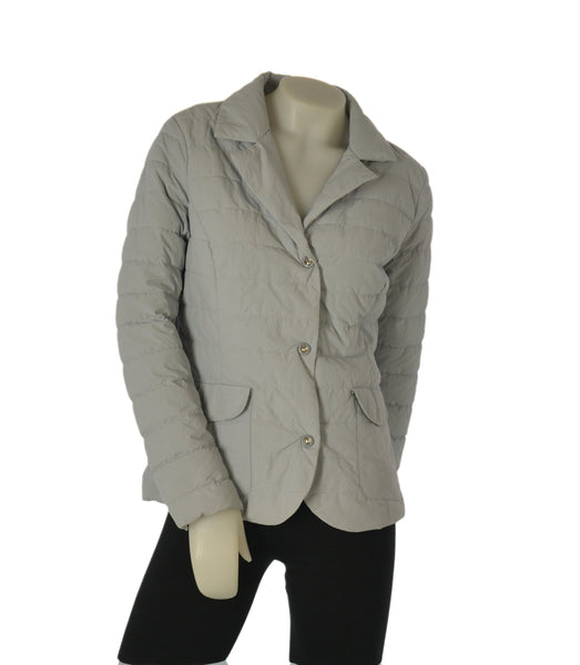 GIUBBINO DONNA VIRGINIABLU BOTTONI COLLETTO TASCHE LAVORATO ART.GLICINE-24C