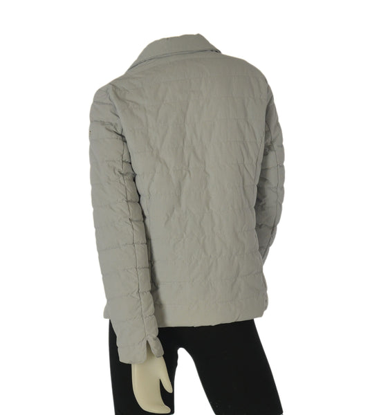 GIUBBINO DONNA VIRGINIABLU BOTTONI COLLETTO TASCHE LAVORATO ART.GLICINE-24C