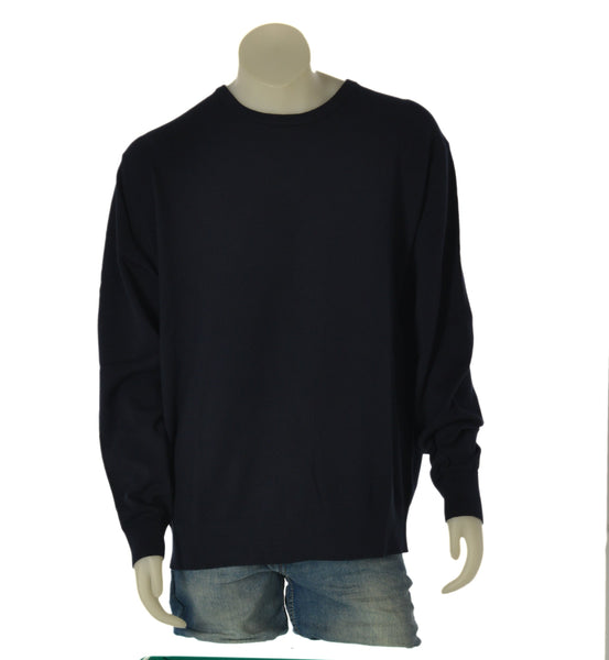 MAGLIONE UOMO COVERI OVER COTONE GIROCOLLO POLSINI FASCIA ART.OTR4475